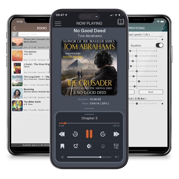 Download fo free audiobook No Good Deed by Tom Abrahams and listen anywhere on your iOS devices in the ListenBook app.