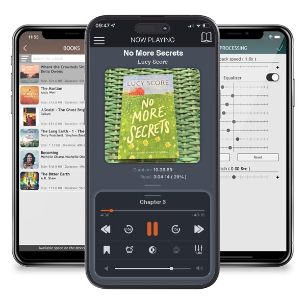 Download fo free audiobook No More Secrets by Lucy Score and listen anywhere on your iOS devices in the ListenBook app.