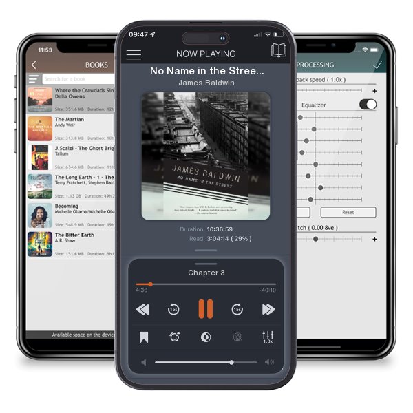 Download fo free audiobook No Name in the Street by James Baldwin and listen anywhere on your iOS devices in the ListenBook app.