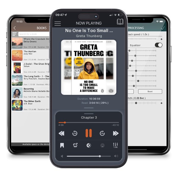 Download fo free audiobook No One Is Too Small to Make a Difference by Greta Thunberg and listen anywhere on your iOS devices in the ListenBook app.
