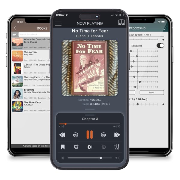 Download fo free audiobook No Time for Fear by Diane B. Fessler and listen anywhere on your iOS devices in the ListenBook app.