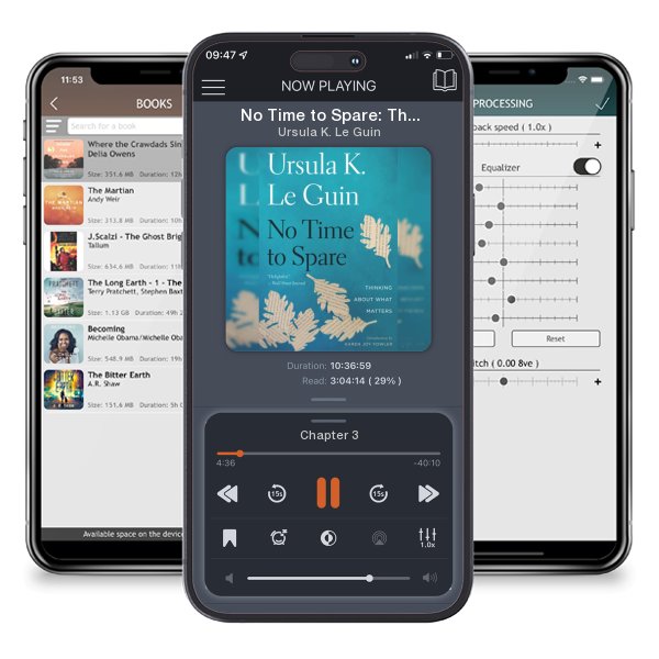 Download fo free audiobook No Time to Spare: Thinking about What Matters by Ursula K. Le Guin and listen anywhere on your iOS devices in the ListenBook app.