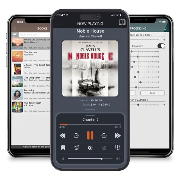 Download fo free audiobook Noble House by James Clavell and listen anywhere on your iOS devices in the ListenBook app.