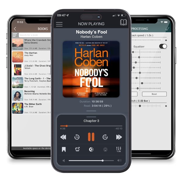 Download fo free audiobook Nobody’s Fool by Harlan Coben and listen anywhere on your iOS devices in the ListenBook app.