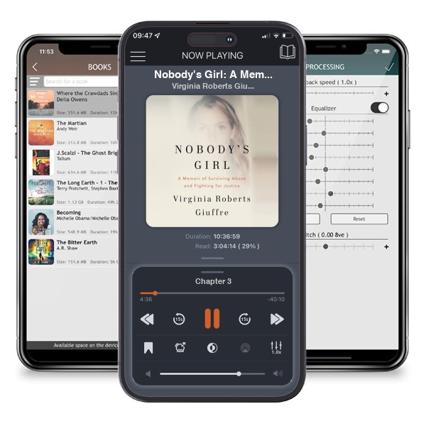 Download fo free audiobook Nobody\'s Girl: A Memoir of Surviving Abuse and Fighting for Justice by Virginia Roberts Giuffre and listen anywhere on your iOS devices in the ListenBook app.