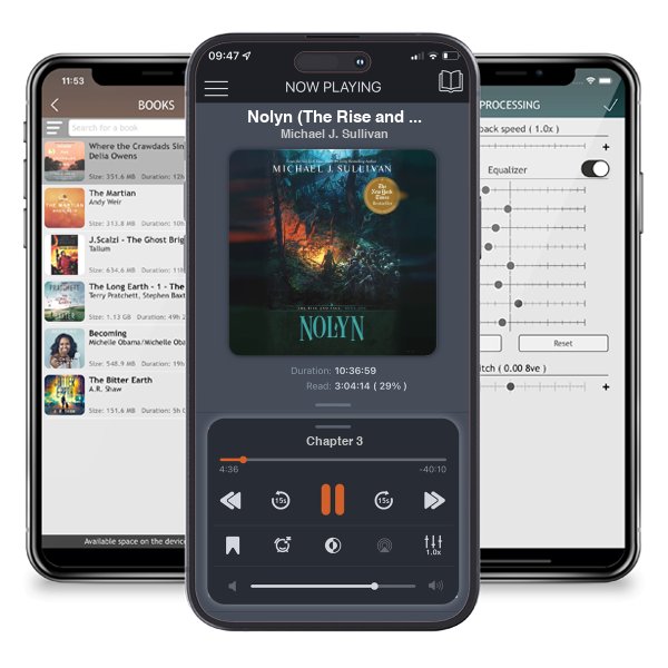 Download fo free audiobook Nolyn (The Rise and Fall, #1) by Michael J. Sullivan and listen anywhere on your iOS devices in the ListenBook app.
