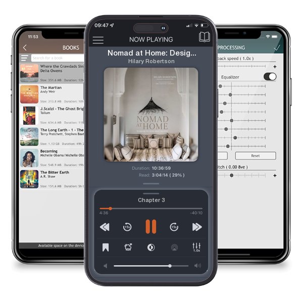 Download fo free audiobook Nomad at Home: Designing the Home More Traveled by Hilary Robertson and listen anywhere on your iOS devices in the ListenBook app.