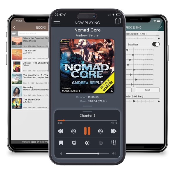 Download fo free audiobook Nomad Core by Andrew Seiple and listen anywhere on your iOS devices in the ListenBook app.