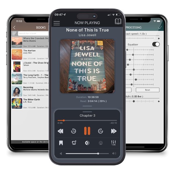 Download fo free audiobook None of This Is True by Lisa Jewell and listen anywhere on your iOS devices in the ListenBook app.