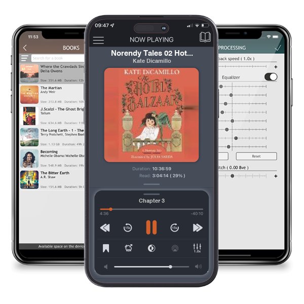 Download fo free audiobook Norendy Tales 02 Hotel Balzaar by Kate Dicamillo and listen anywhere on your iOS devices in the ListenBook app.