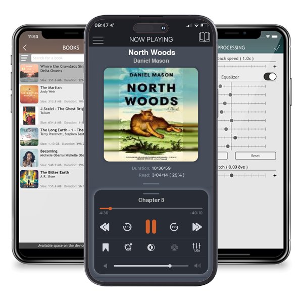 Download fo free audiobook North Woods by Daniel Mason and listen anywhere on your iOS devices in the ListenBook app.