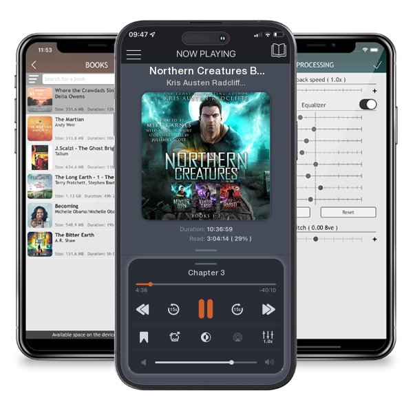 Download fo free audiobook Northern Creatures Box Set One by Kris Austen Radcliffe and listen anywhere on your iOS devices in the ListenBook app.