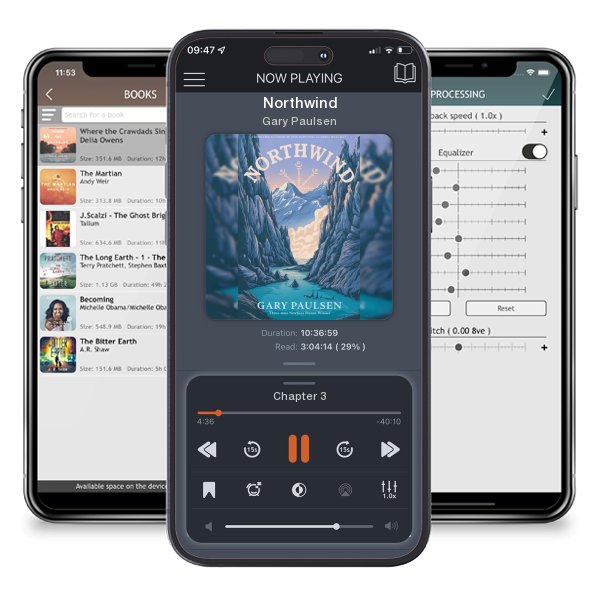 Download fo free audiobook Northwind by Gary Paulsen and listen anywhere on your iOS devices in the ListenBook app.