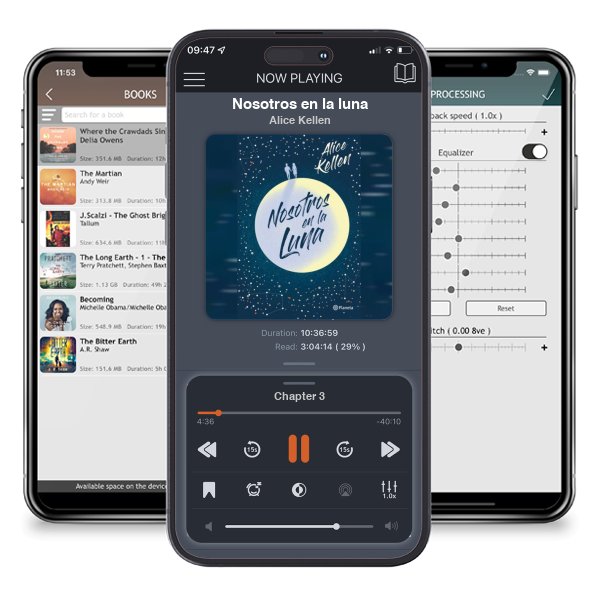 Descargar audiolibro gratis Nosotros en la luna by Alice Kellen y escuchar en cualquier lugar en sus dispositivos iOS en la aplicación ListenBook.