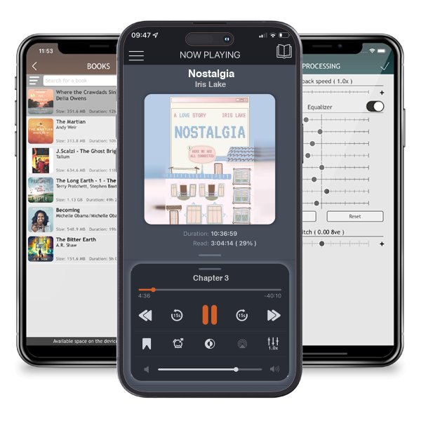 Download fo free audiobook Nostalgia by Iris Lake and listen anywhere on your iOS devices in the ListenBook app.