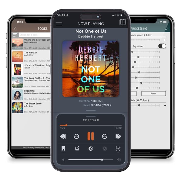 Download fo free audiobook Not One of Us by Debbie Herbert and listen anywhere on your iOS devices in the ListenBook app.