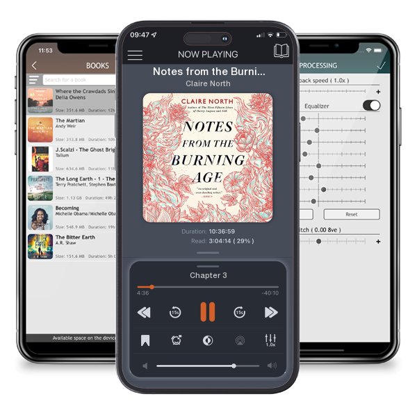 Download fo free audiobook Notes from the Burning Age by Claire North and listen anywhere on your iOS devices in the ListenBook app.
