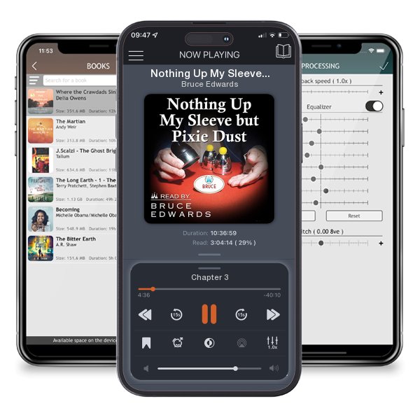 Download fo free audiobook Nothing Up My Sleeve but Pixie Dust by Bruce Edwards and listen anywhere on your iOS devices in the ListenBook app.