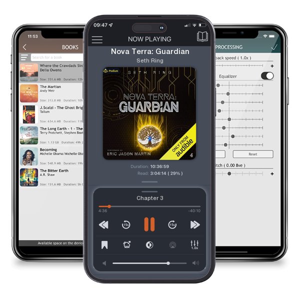 Download fo free audiobook Nova Terra: Guardian by Seth Ring and listen anywhere on your iOS devices in the ListenBook app.