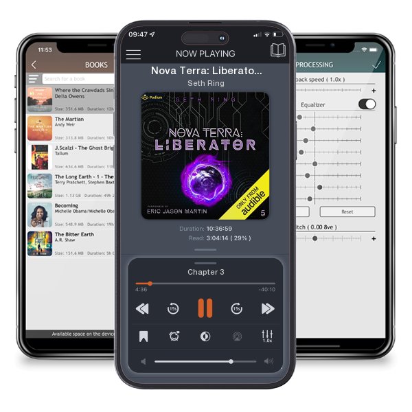 Download fo free audiobook Nova Terra: Liberator by Seth Ring and listen anywhere on your iOS devices in the ListenBook app.