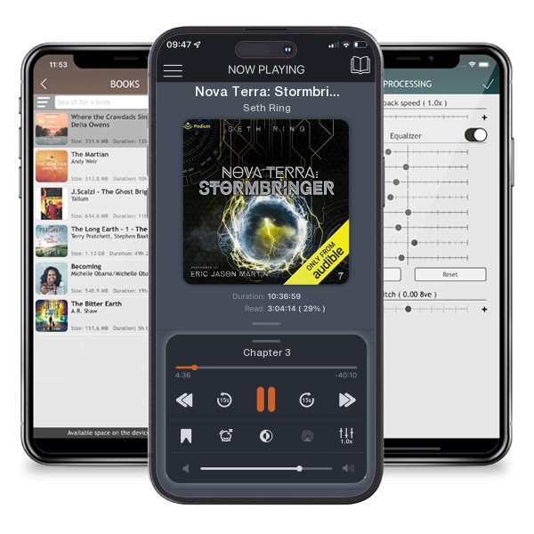 Download fo free audiobook Nova Terra: Stormbringer by Seth Ring and listen anywhere on your iOS devices in the ListenBook app.