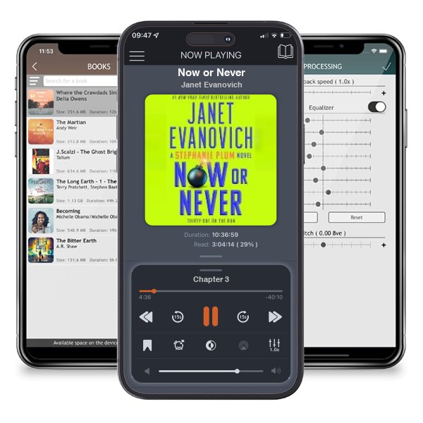 Download fo free audiobook Now or Never by Janet Evanovich and listen anywhere on your iOS devices in the ListenBook app.