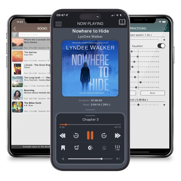 Download fo free audiobook Nowhere to Hide by LynDee Walker and listen anywhere on your iOS devices in the ListenBook app.