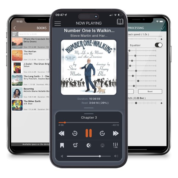 Download fo free audiobook Number One Is Walking: My Life in the Movies and Other... by Steve Martin and Harry Bliss and listen anywhere on your iOS devices in the ListenBook app.