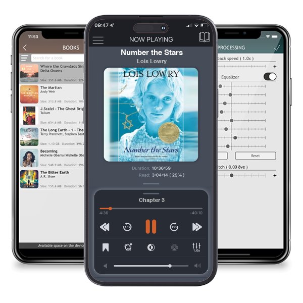 Download fo free audiobook Number the Stars by Lois Lowry and listen anywhere on your iOS devices in the ListenBook app.