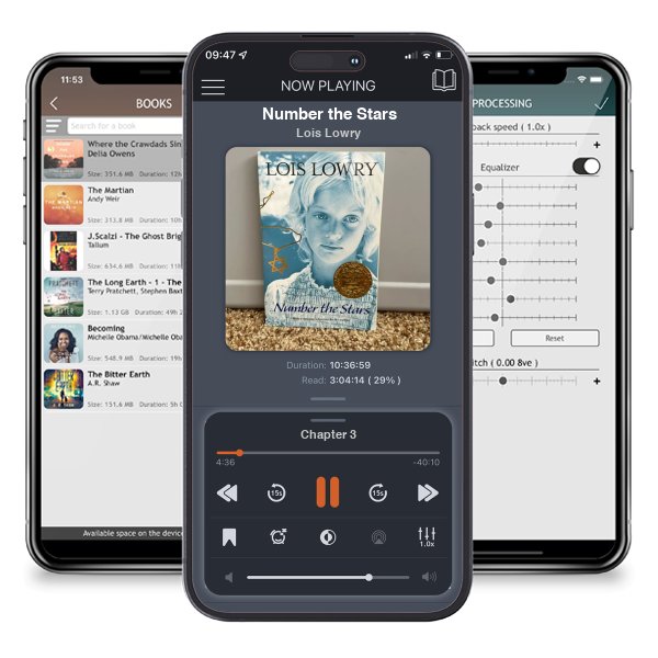 Download fo free audiobook Number the Stars by Lois Lowry and listen anywhere on your iOS devices in the ListenBook app.