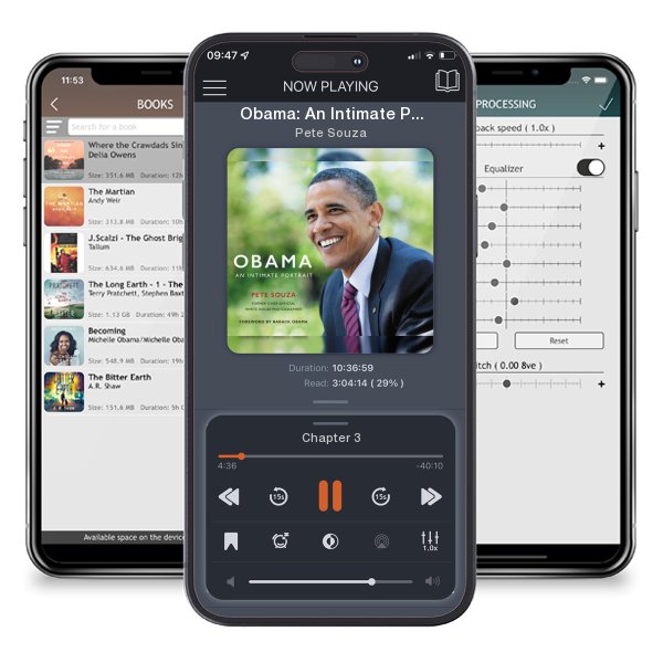 Download fo free audiobook Obama: An Intimate Portrait by Pete Souza and listen anywhere on your iOS devices in the ListenBook app.