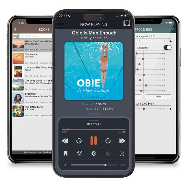 Download fo free audiobook Obie Is Man Enough by Schuyler Bailar and listen anywhere on your iOS devices in the ListenBook app.