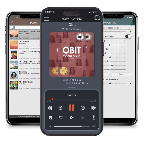 Download fo free audiobook Obit by Victoria Chang and listen anywhere on your iOS devices in the ListenBook app.