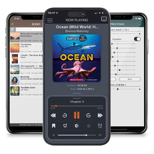 Download fo free audiobook Ocean (Wild World: Habitats Day and Night) by Brenna Maloney and listen anywhere on your iOS devices in the ListenBook app.