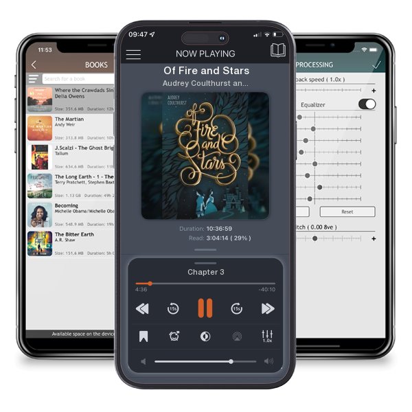 Download fo free audiobook Of Fire and Stars by Audrey Coulthurst and Jordan Saia and listen anywhere on your iOS devices in the ListenBook app.