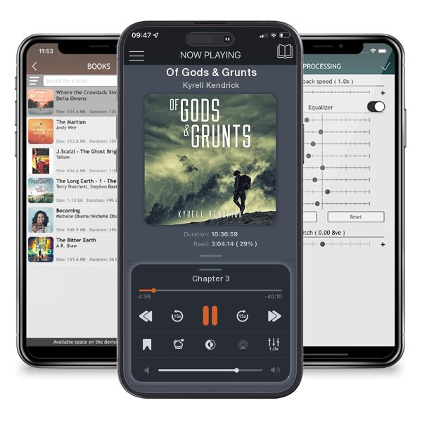 Download fo free audiobook Of Gods & Grunts by Kyrell Kendrick and listen anywhere on your iOS devices in the ListenBook app.