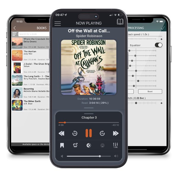 Download fo free audiobook Off the Wall at Callahan\'s (Callahan\'s Series Excerpts and Quotes) by Spider Robinson and listen anywhere on your iOS devices in the ListenBook app.