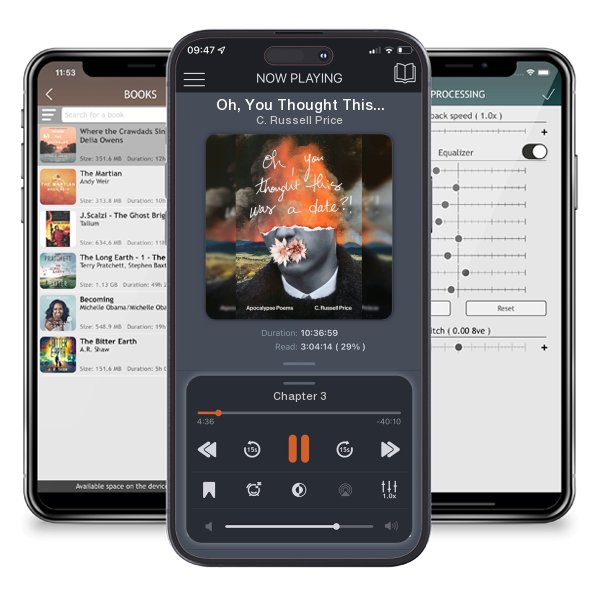 Download fo free audiobook Oh, You Thought This Was a Date?!: Apocalypse Poems by C. Russell Price and listen anywhere on your iOS devices in the ListenBook app.