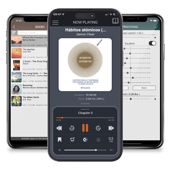 Download fo free audiobook Hábitos atómicos (Español neutro): Un método sencillo y comprobado para desarrollar buenos hábitos y eliminar los malos by James Clear and listen anywhere on your iOS devices in the ListenBook app.