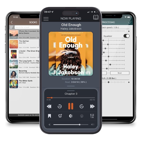 Download fo free audiobook Old Enough by Haley Jakobson and listen anywhere on your iOS devices in the ListenBook app.