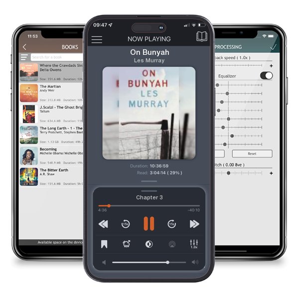 Download fo free audiobook On Bunyah by Les Murray and listen anywhere on your iOS devices in the ListenBook app.