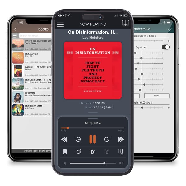 Download fo free audiobook On Disinformation: How to Fight for Truth and Protect Democracy by Lee McIntyre and listen anywhere on your iOS devices in the ListenBook app.