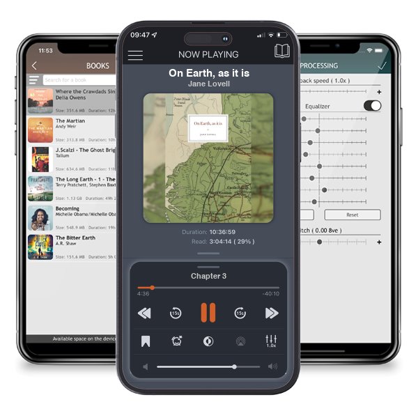 Download fo free audiobook On Earth, as it is by Jane Lovell and listen anywhere on your iOS devices in the ListenBook app.