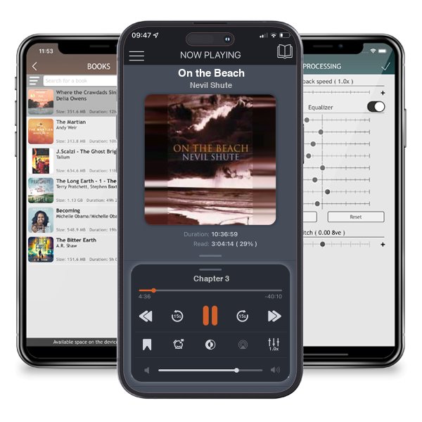 Download fo free audiobook On the Beach by Nevil Shute and listen anywhere on your iOS devices in the ListenBook app.