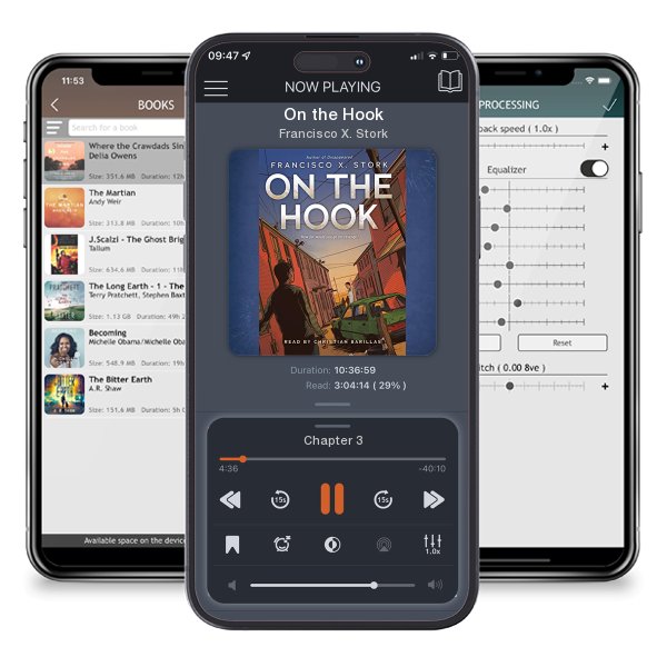Download fo free audiobook On the Hook by Francisco X. Stork and listen anywhere on your iOS devices in the ListenBook app.