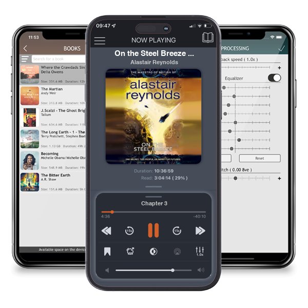 Download fo free audiobook On the Steel Breeze (Poseidon\'s Children, #2) by Alastair Reynolds and listen anywhere on your iOS devices in the ListenBook app.