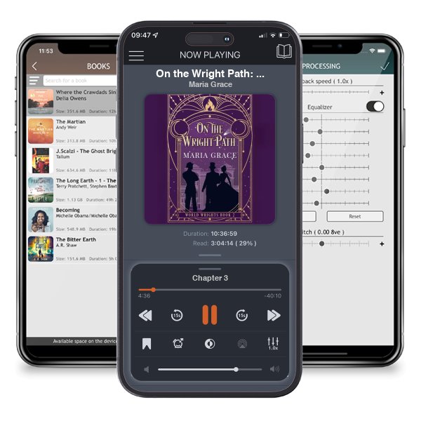 Download fo free audiobook On the Wright Path: A Victorian Elemental Fantasy Adventure with a side of Slow Burn Romance (World Wrights Book 2) by Maria Grace and listen anywhere on your iOS devices in the ListenBook app.