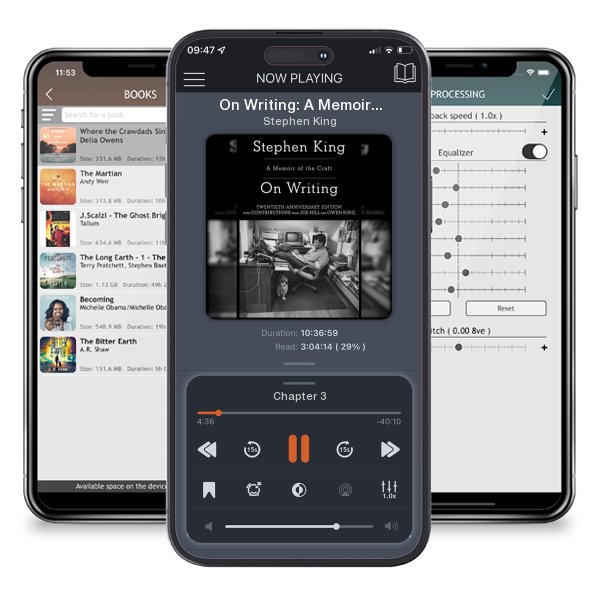 Download fo free audiobook On Writing: A Memoir of the Craft (Reissue) by Stephen King and listen anywhere on your iOS devices in the ListenBook app.