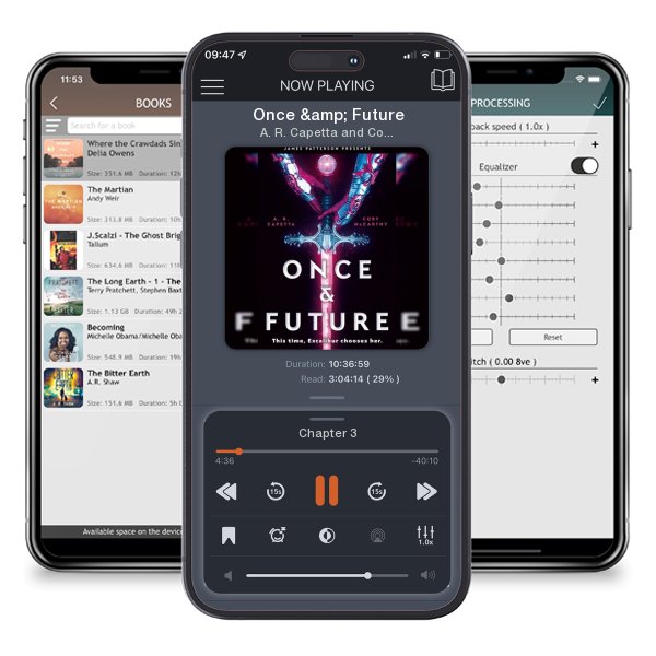 Download fo free audiobook Once & Future by A. R. Capetta and Cory McCarthy and listen anywhere on your iOS devices in the ListenBook app.