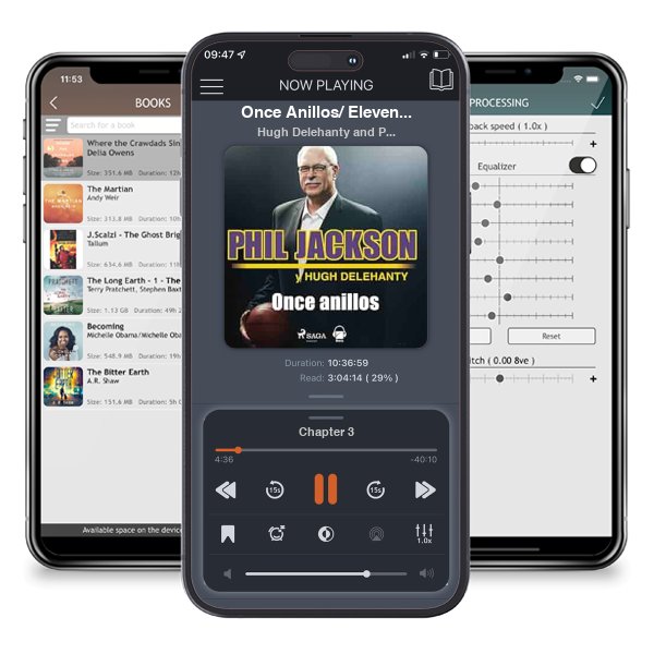 Download fo free audiobook Once Anillos/ Eleven Rings by Hugh Delehanty and Phil Jackson and listen anywhere on your iOS devices in the ListenBook app.